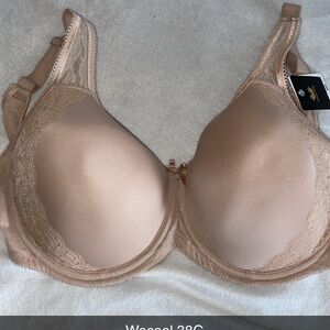 Women's Tan Lace Bra